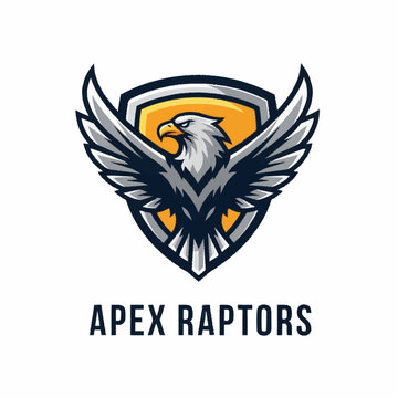 Eagle Logo Design with Shield Emblem.