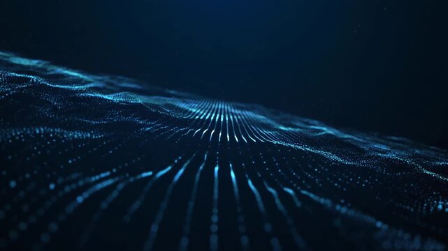 Soft particle motion flows dynamically on dark surface viewed from above