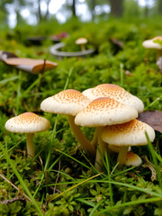 Fototapeta premium Closeup of mushrooms