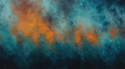 Obraz premium Generative AI abstract background with heavy oil paint texture in dark colors, for art design, texture resource