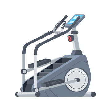 Professional Stair Climber Exercise Machine for Cardio Fitness and Gym Workouts