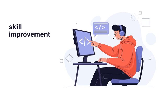 Programmer Improving Skills with Online Learning and Coding Practice