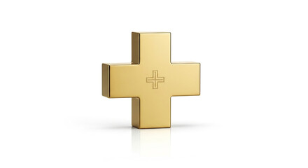 Obraz premium A symbol of recognition and leadership excellence in healthcare. Ideal for medical award campaigns, corporate hospital branding, and excellence in healthcare messaging.