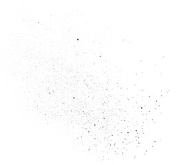 Black Spray Paint Texture Collection Isolated on White Background © Yanu