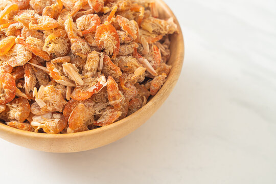 dried shrimps or dried salted prawn