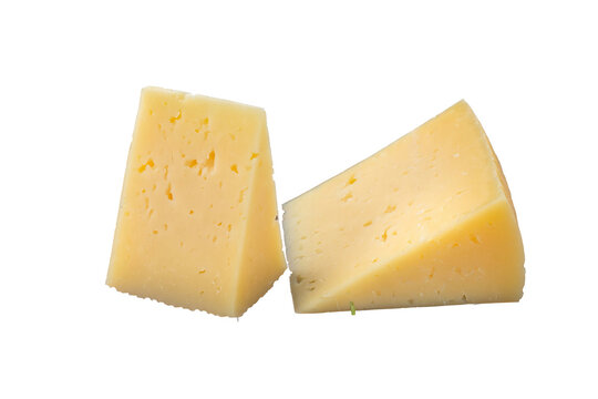 cheese on white background