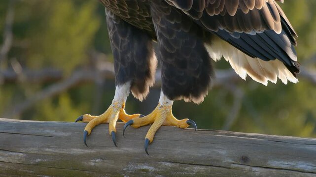 Dramatic Eagle Greenscreen Wildlife Flying Bird Transparent Alpha Overlay Isolated Predator Raptor Sharp Talon Beak Sky Freedom Cinematic Motion Clip for Film Production