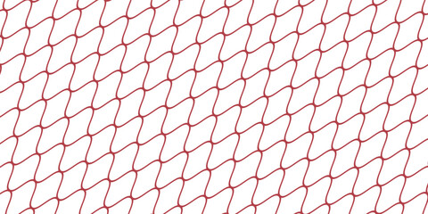 Mesh texture for fishing net. Seamless pattern for sportswear or football gates, volleyball net, basketball hoop, hockey, athletics. Abstract net background for sport. Vector © inayah
