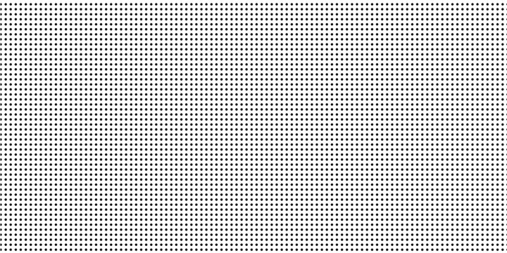 Dotted halftone gradient texture. Fading polka dot background. Repeated dots gradation pattern. Black and white vanishing comic pop art backdrop. Horizontal halftone raster effect wallpaper. Vector