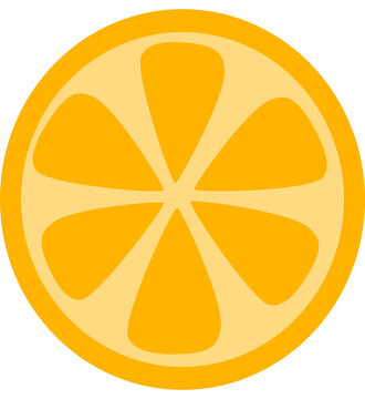 vector illustration of lemon