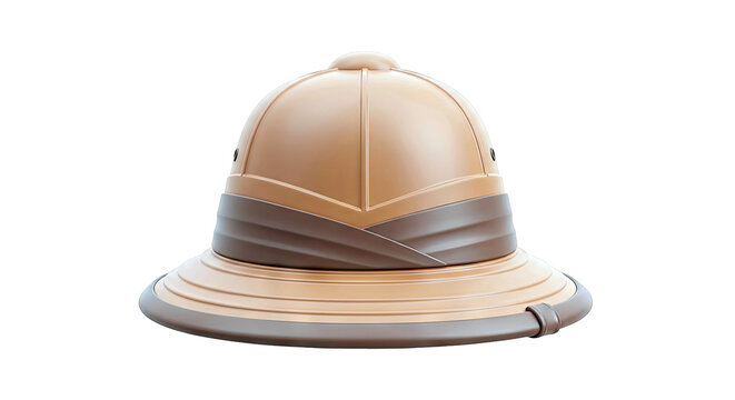 Brown Pith Helmet