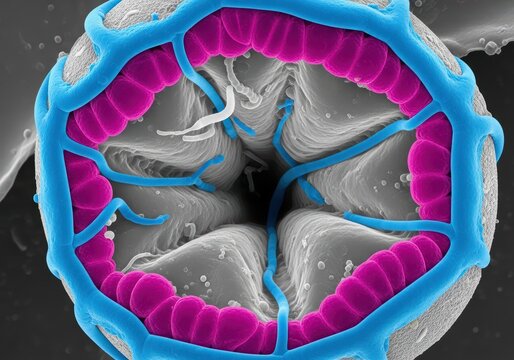 Queen Honeybee Spermatheca Reproductive Ultrastructure Featuring Muscular Pump Layer