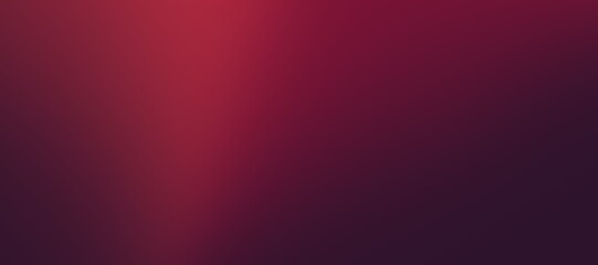 Obraz premium Beautiful deep burgundy red gradient abstract background with subtle light leak effect
