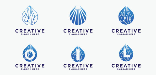 OilTech Energy, Modern Industrial Technology Logo Concept