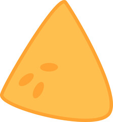 corn tortilla chip illustration