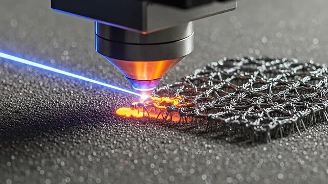 Laser sintering 3d printing metal additive manufacturing industrial technology