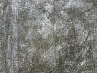 rough hand painted art canvas with grey paint brushstrokes. oil painting texture.