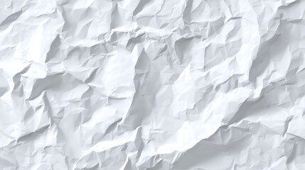 Fototapeta premium 白いしわ加工の紙テクスチャ背景素材・ナチュラルなクラフト風バックグラウンド