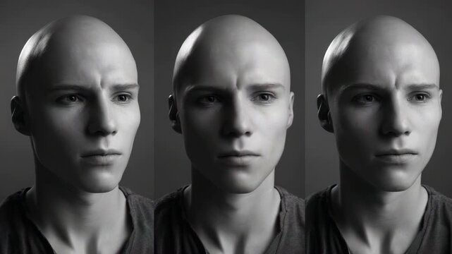 Expressions of a Minimalist Figure: Transformations of Emotion Captured through a Series of Three Unique Facial Gestures in a Monochromatic Setting