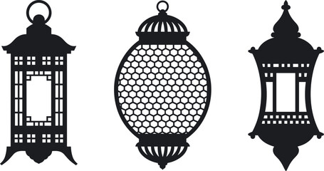 Fototapeta premium Islamic lanterns decorative lighting ramadan gifts