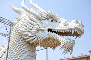 chinese dragon statue