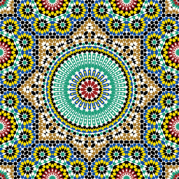 Akram Morocco Pattern Five background 
