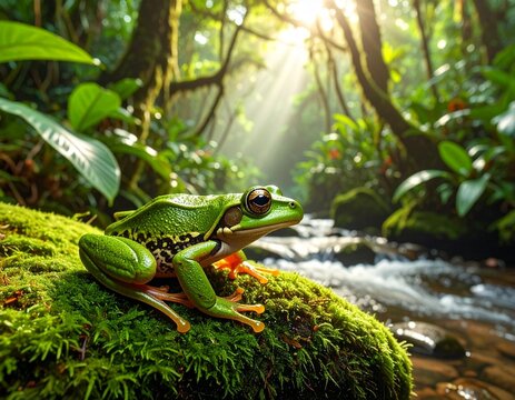 Rainforest Frog Habitat