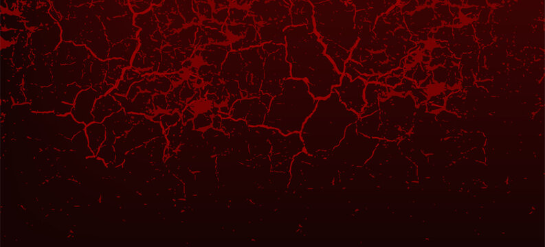 striking red and black cracked texture background, resembling molten lava or fractured earth. The glowing cracks create a dramatic and intense visual effect.eps10