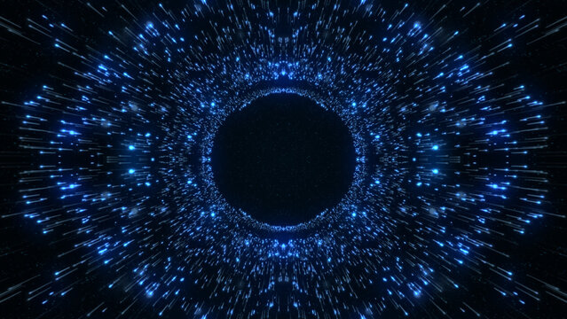 Hyperdrive Starfield Loop Background &ndash; Space Warp Speed Multi Format