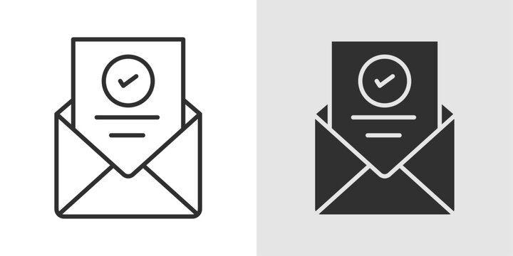 Offer Letter Icon representing employment offers, formal job appointments, HR documentation, and official company communication to candidates.