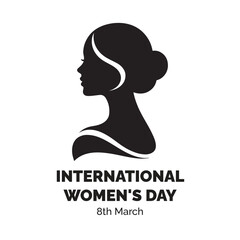 International Women&rsquo;s Day Silhouette design