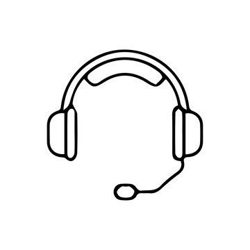 Headphones icon vector illustration