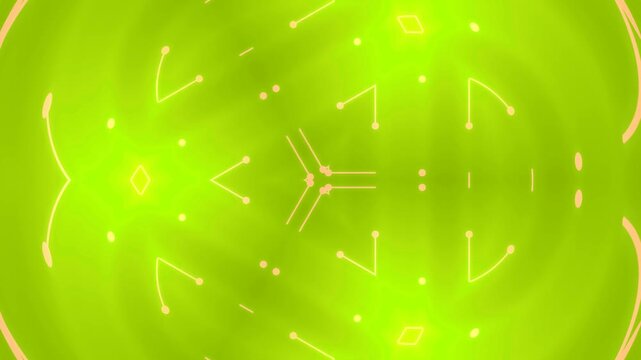 Futuristic Neon Purple Digital Interface with Geometric Patterns