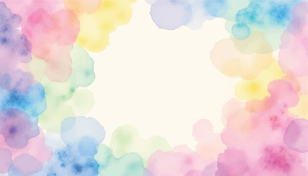 Vibrant colorful bokeh light background texture.