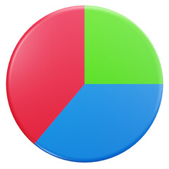 Obraz premium Pie Chart Data Analysis 3D Icon