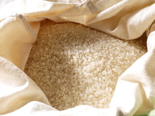 日本のブランド米、秋にとれた新米です