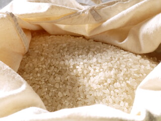 日本のブランド米、秋にとれた新米です