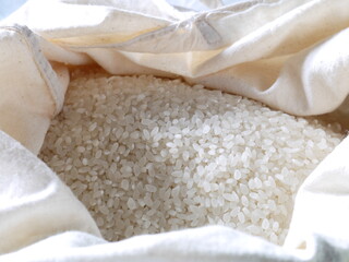 日本のブランド米、秋にとれた新米です