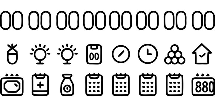 Increase and Decrease Icon Set &ndash; Arrows, Charts, Expand/Collapse & Trends
