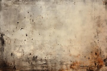 Old painted stucco wall showing cracks, stains, and peeling paint