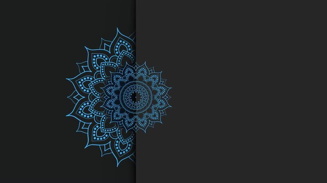 Luxury mandala background with golden arabesque pattern Arabic Islamic Background style. Luxury decorative mandala for print, poster, cover, brochure, flyer, banner video Isolated on Animation Video