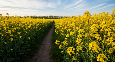 field of yellow flowers