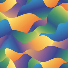 Fototapeta premium abstract colorful waves background