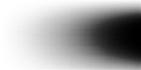fun beautiful black and white shadow halftones retro pop art funky urban colorful comic book. Dotted halftone gradient texture. Vanishing polka dot background. Repeating dots gradation pattern backgro