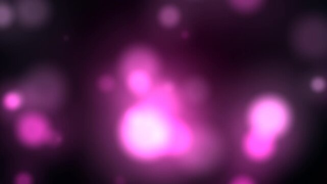 Magical Pink Fairy Dust Floating Bokeh Particles Seamless Loop