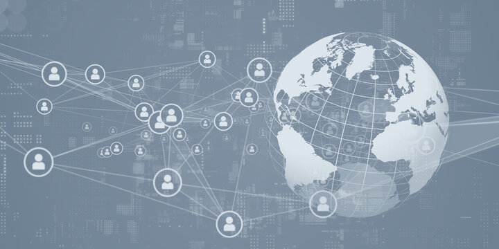 Global, network, diffusion, people, human resources, connection, business, personal connections, matching, world, international, earth, worldwide, silhouette, business person, marketing, politics, eco