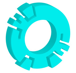 Naklejka premium High-quality 3D technology icons for apps, dashboards, websites, startups and digital products. on transparent background