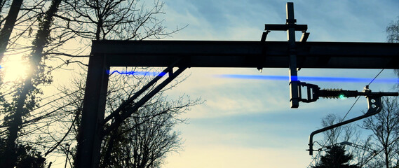 Passenger commuter suburban rural railway dtsation worcestershire england uk.