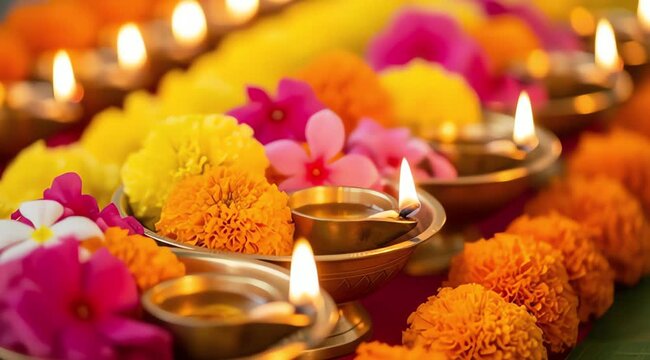Celebrate Gudi Padwa: A Joyous Marathi New Year with Cultural Pride. Concept Festive Decor, Traditional Attire, Delicious Sweets, Joyful Traditions, Cultural Dance