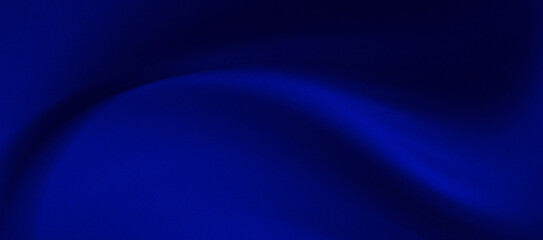 Fototapeta premium Prestige blue gradient background with a very fluid transition, elegant curved lines, light reflections, and a grainy noise texture. 